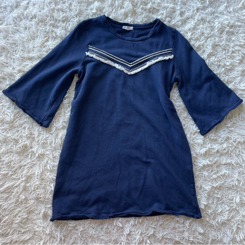 Pleione Anthropologie 3/4 sleeve Mini‎ Dress Size Medium